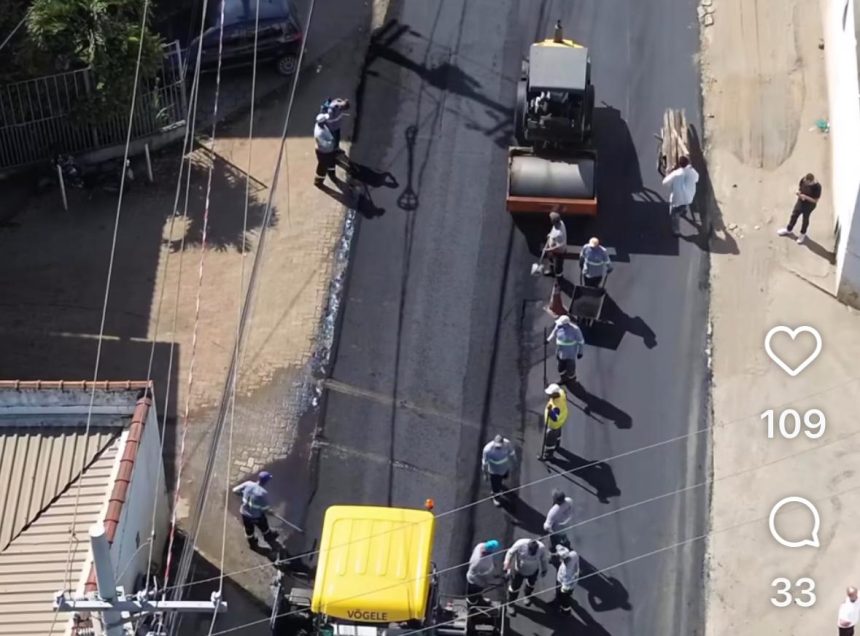 TCE: governo do estado pagou por 80 quilômetros de sarjeta que nunca existiram, em obra de pavimentação nas ruas de Barra Mansa 61 Obra de pavimentação em Barra Mansa: segundo auditoria do TCE, executada sem cobertura contratual e com 80 quilômetros de meios-fios fantasmas