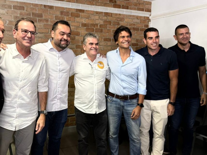Luciano Vieira se filia ao PSDB em grande festa com Castro e Paes 61 Toda a política fluminense se reuniu na festa de Luciano