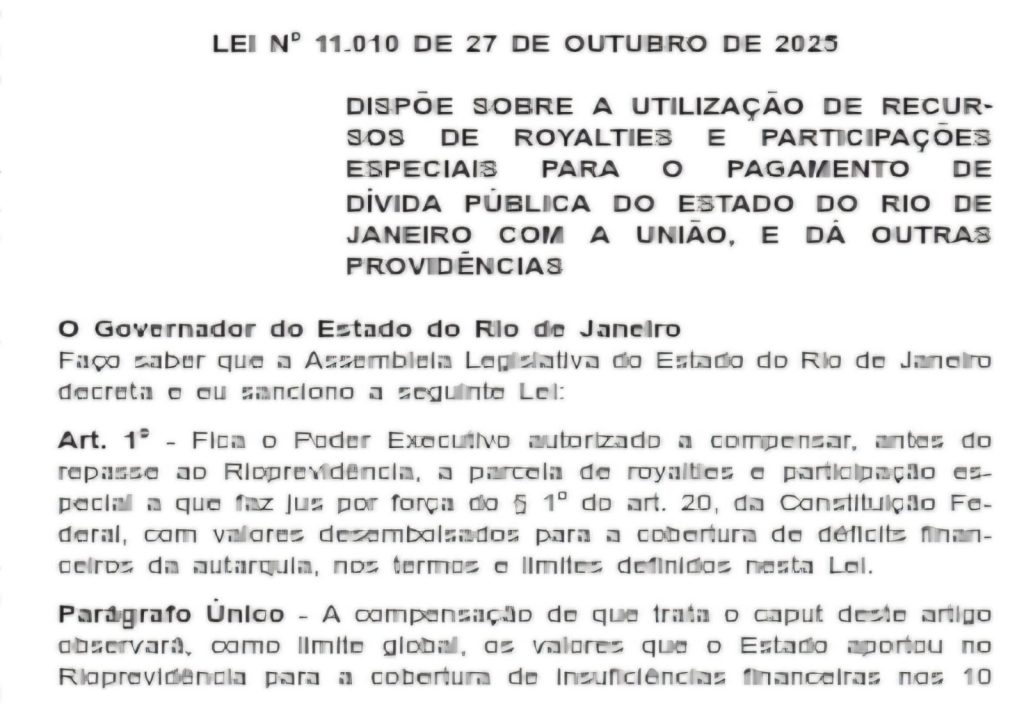 Castro sanciona criação do novo Refis e uso de royalties do Rioprevidência para pagar dívida do estado 62 WhatsApp Image 2025 10 28 at 07.01.46 2