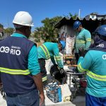 Abastecimento de água precisou ser suspenso após vazamento nesta terça (21) - Foto: Divulgação/Águas do Rio