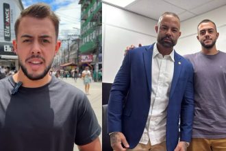 Nas redes, Kauan Poubel começou a repetir tom do pai nos preparativos para campanha em 2026 - Foto: Reprodução/Redes Sociais