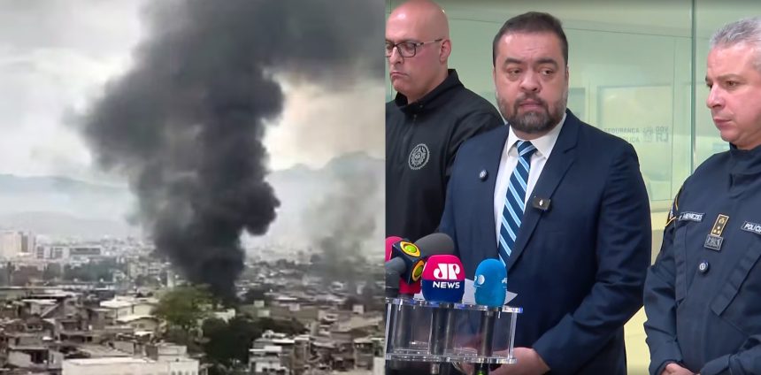 Castro diz que megaoperação policial é a 'maior da história' do Rio e que estado está 'sozinho' 61 Governador negou vazamento de informações e disse que estado está "sozinho"