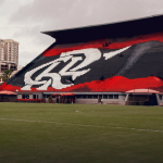 Arquibancada e gramado do estádio do Flamengo, na Gávea