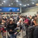 Voos que partiam do Galeão e do Santos Dumont enfrentaram atrasos - Foto: Reprodução/Redes Sociais