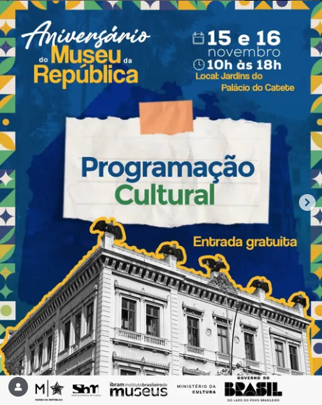 Bora lá: feriado da Proclamação da República tem programação no Centro e no Palácio do Catete 62 Captura de tela 2025 11 14 192207