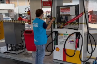 Equipes já tinham identificado irregularidades no posto de combustível em outra ocasião - Foto: Divulgação