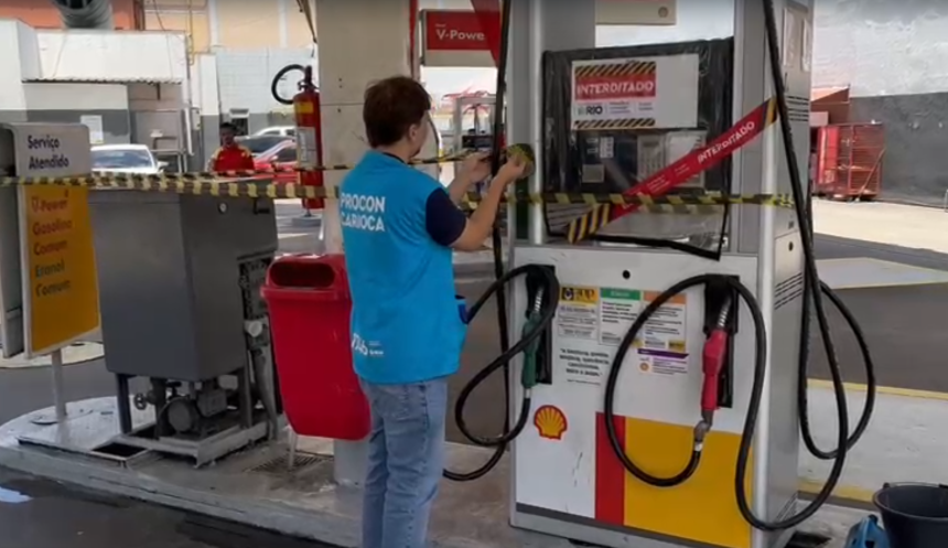 Equipes já tinham identificado irregularidades no posto de combustível em outra ocasião - Foto: Divulgação