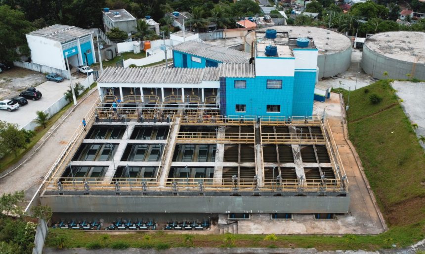 ETA de Campos Elíseos interrompeu distribuição de água após falha de energia - Foto: Divulgação/Cedae