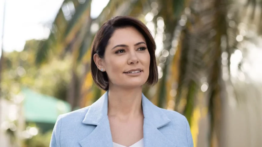 Michelle Bolsonaro deve vir ao Rio para receber homenagem em plenário - Foto: Divulgação/PL