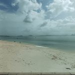 Mar e nuvens na Praia do Flamengo