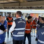 Fiscais da SEDCON, do Procon e da AGETRANSP atuam na estação de Deodoro