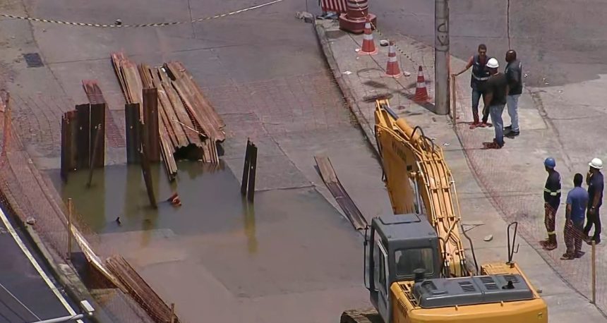 Vazamento de água afeta abastecimento em 19 bairros da Zona Sudoeste do Rio