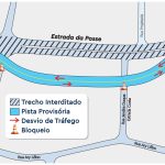 Nova fase das obras do Anel Viário de Campo Grande interdita trecho da Estrada da Posse nesta sexta (7)