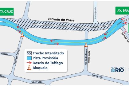 Nova fase das obras do Anel Viário de Campo Grande interdita trecho da Estrada da Posse nesta sexta (7)