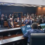 Plenário da Alerj durante a votação dos projetos que reestruturam a PM e autorizam o retorno de militares da reserva.