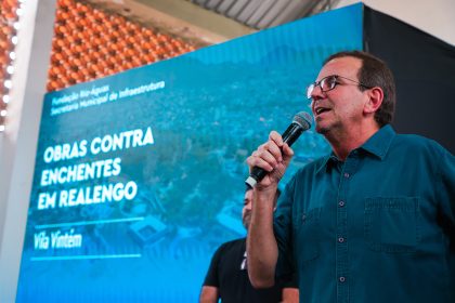 Obras contra enchentes do PAC Realengo avançam e chegam à Vila Vintém