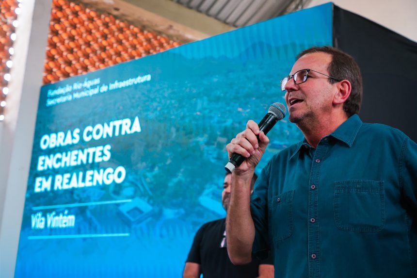 Obras contra enchentes do PAC Realengo avançam e chegam à Vila Vintém