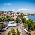 Vista aérea de parte da Ilha do Governador