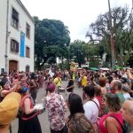 Bloco desfila há mais de dez anos no Carnaval carioca e no Dia dos Mortos - Foto: Amanda Pieranti/Tempo Real