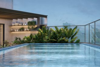 Imóveis de luxo, como os do empreendimento Euzébio Flamengo Contemporâneo, puxaram o crescimento do mercado imobiliário do Rio em 2025