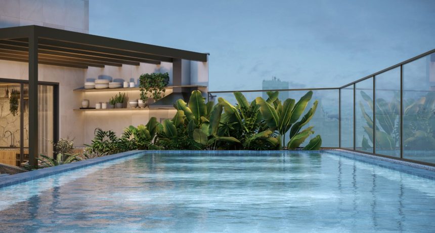 Imóveis de luxo, como os do empreendimento Euzébio Flamengo Contemporâneo, puxaram o crescimento do mercado imobiliário do Rio em 2025