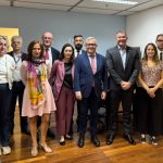 Deputado Alan Lopes durante encontro com parlamentares espanhóis na Alerj para firmar acordo de cooperação educacional