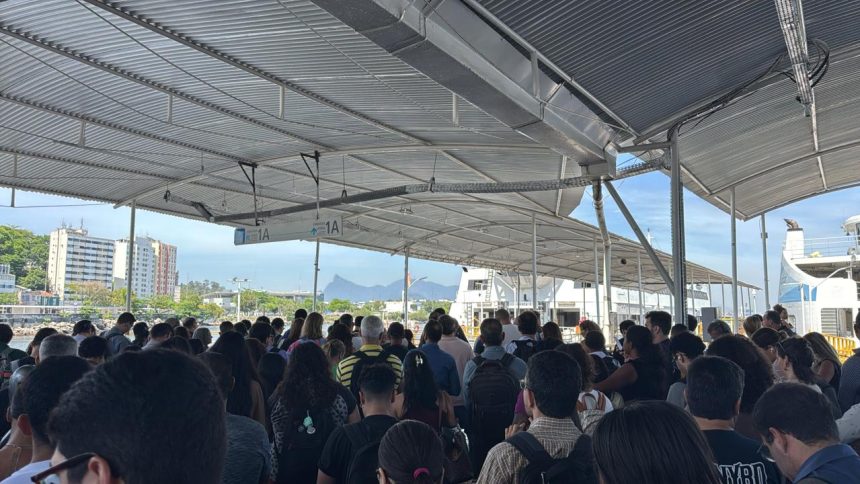 Apesar do susto, atraso da barca das 9h40 não afetou horário das demais