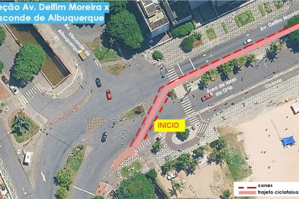 Prefeitura testará faixa extra exclusiva para ciclistas na orla do Rio, neste sábado