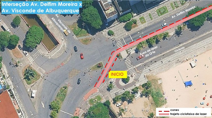 Prefeitura testará faixa extra exclusiva para ciclistas na orla do Rio, neste sábado