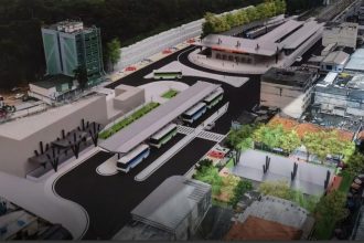 O projeto do governo do estado para a requalificação urbana da rodoviária e da estação ferroviária de Belford Roxo, na Baixada Fluminense