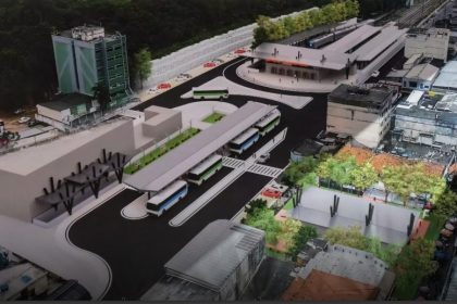 O projeto do governo do estado para a requalificação urbana da rodoviária e da estação ferroviária de Belford Roxo, na Baixada Fluminense