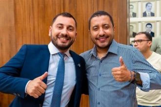 Marquinho, preso na Operação Contenção, e o irmão, Luiz Paulo, alvo de busca dos policiais.