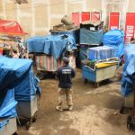 Fiscalização da Prefeitura do Rio apreendeu 40 estruturas na Lapa