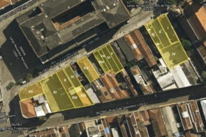 A área do Reviver Centro Patrimônio atingida pelo decreto do prefeito Eduardo Paes (PSD) que reorganiza os parâmetros para construção no trecho e foi publicado nesta quarta-feira (19), no Diário Oficial - Foto: Reprodução do Diário Oficial