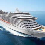 O MSC Preziosa: navio terá 14 cruzeiros temáticos até janeiro de 2026, patrocinados pela Secretaria estadual de Turismo