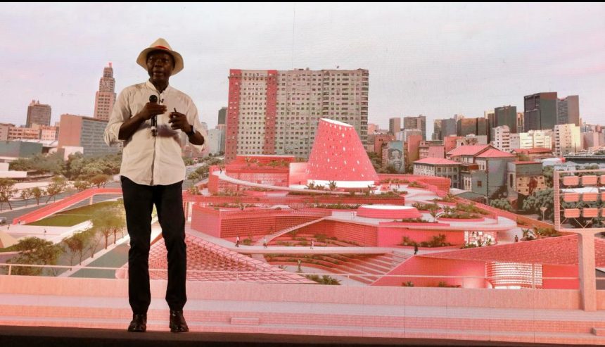 A apresentação do projeto para a Praça Onze Maravilha, com a Biblioteca dos Saberes em primeiro plano