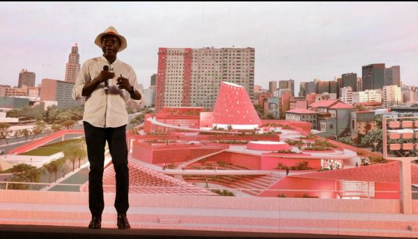 A apresentação do projeto para a Praça Onze Maravilha, com a Biblioteca dos Saberes em primeiro plano