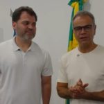 O prefeito de Mangaratiba, Luiz Cláudio, e o ex-prefeito de Nova Iguaçu, Rogério Lisboa: "nosso futuro vice-governador", diz o mandachuva da Costa Verde