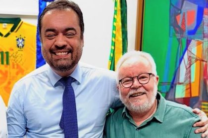 Luiz Martins e Cláudio Castro: ex-deputado estadual, neotucano, vai assumir a Secretaria estadual de Trabalho e Renda