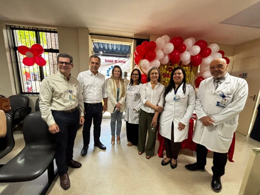 Campanha "Doe Vida", realizada no Dia Nacional do Doador de Sangue