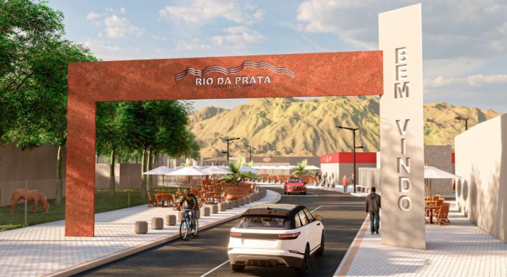 Como ficará o pórtico do Polo Gastronômico de Rio da Prata: Prefeitura do Rio marcou a data da licitação