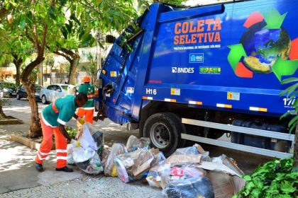 A coleta seletiva da Comlurb sofreu um corte com o remajamento de R$ 18,4 milhões do orçamento da companhia para o pagamento de sentenças judiciais e precatórios