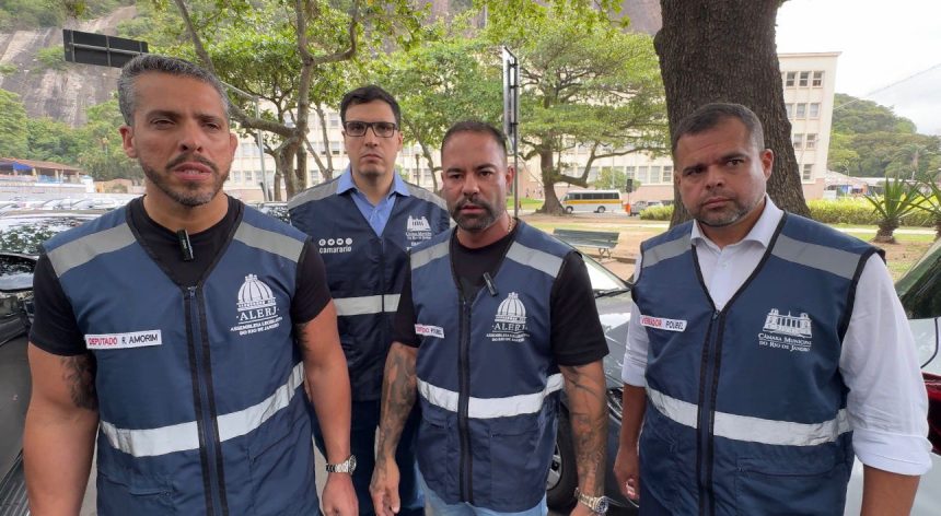 Parlamentares fiscalizaram flanelinhas na Urca