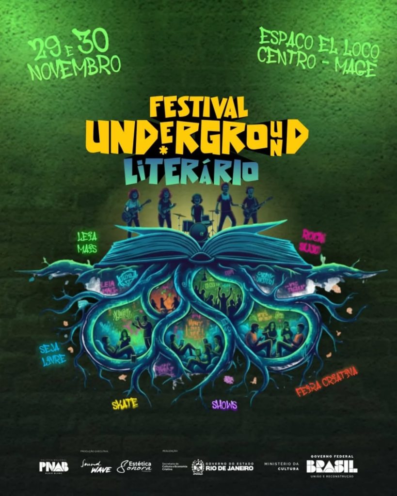 Festival Underground Literário acontece em Magé