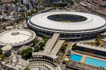 Complexo do Maracanã, que voltou ao centro do debate na CCJ com disputas sobre posse, tombamento e eventual autorização de venda.