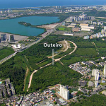 Área do terreno do Outeiro, na Barra Olímpica