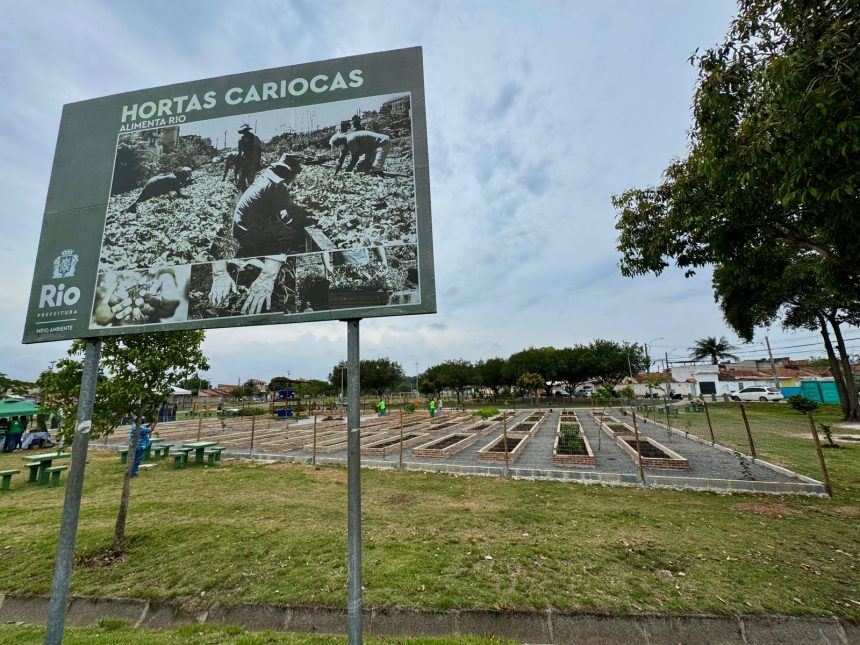 Horta de Sepetiba foi inaugurada no último dia 2 de novembro