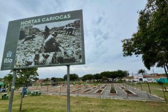 Horta de Sepetiba foi inaugurada no último dia 2 de novembro