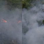 Incêndio não deixou feridos e se espalhou rapidamente - Foto: Reprodução/TV Globo