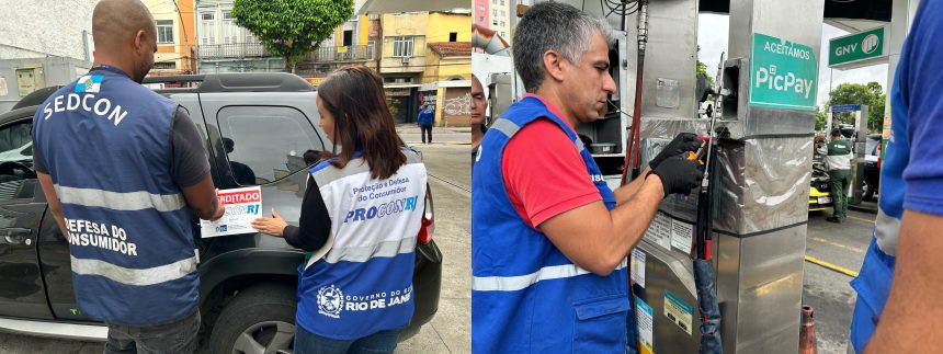 Os fiscais atuaram na Glória, Centro, Ilha do Governador, Ramos, Cidade Nova. As principais infrações identificadas nos veículos de transporte foram a documentação vencida do sistema de Gás Natural Veicular (GNV) e cilindro vencido. Nos postos, identificaram erro de calibração do dispenser.